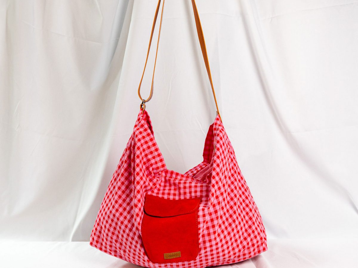 BOLSO RIMINI CUADROS DE DALAS HANDMADE