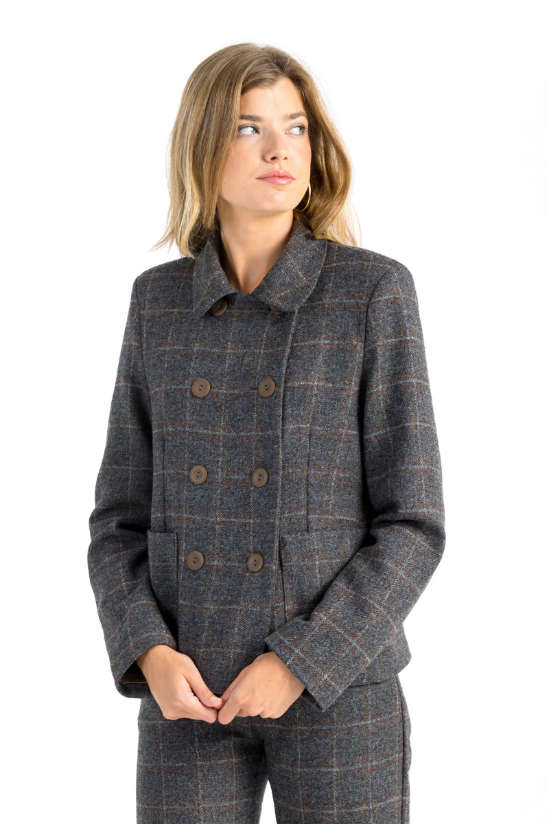 CHAQUETA BOMBIM GRIS DE CLÖ&TILDE