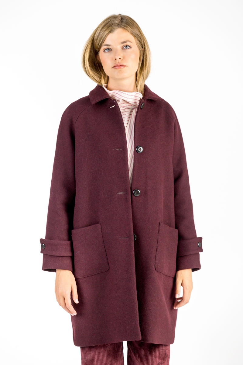 ABRIGO BURDEOS DE CLÖ&TILDE