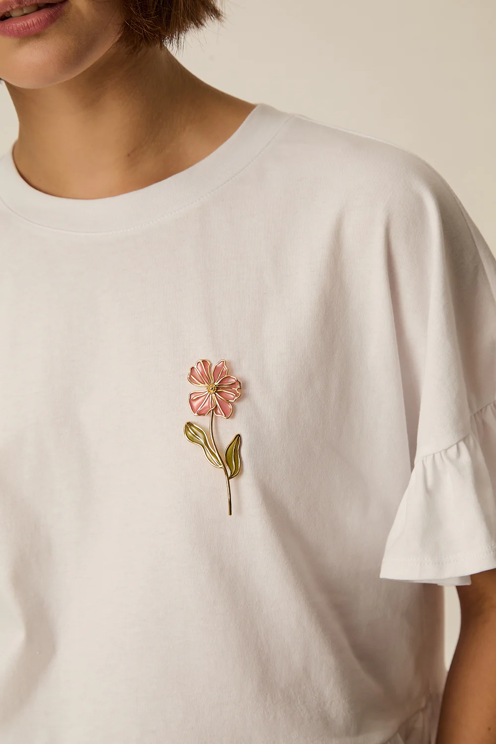 BROCHE MIMOSA DE DES PETITS HAUTS