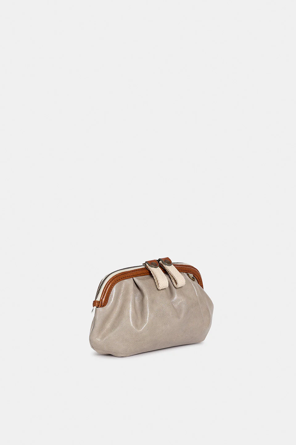 BOLSO BOMBONERA GRIS DE BEATRIZ FUREST
