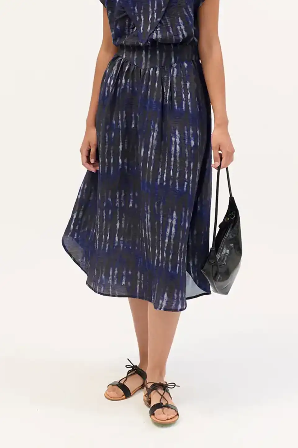 FALDA FAUSTINA AZUL DE BEATRIZ FUREST.