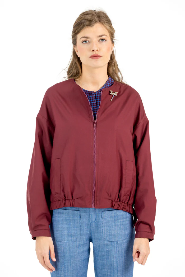 BOMBER POPELIN DE CLO&TILDE
