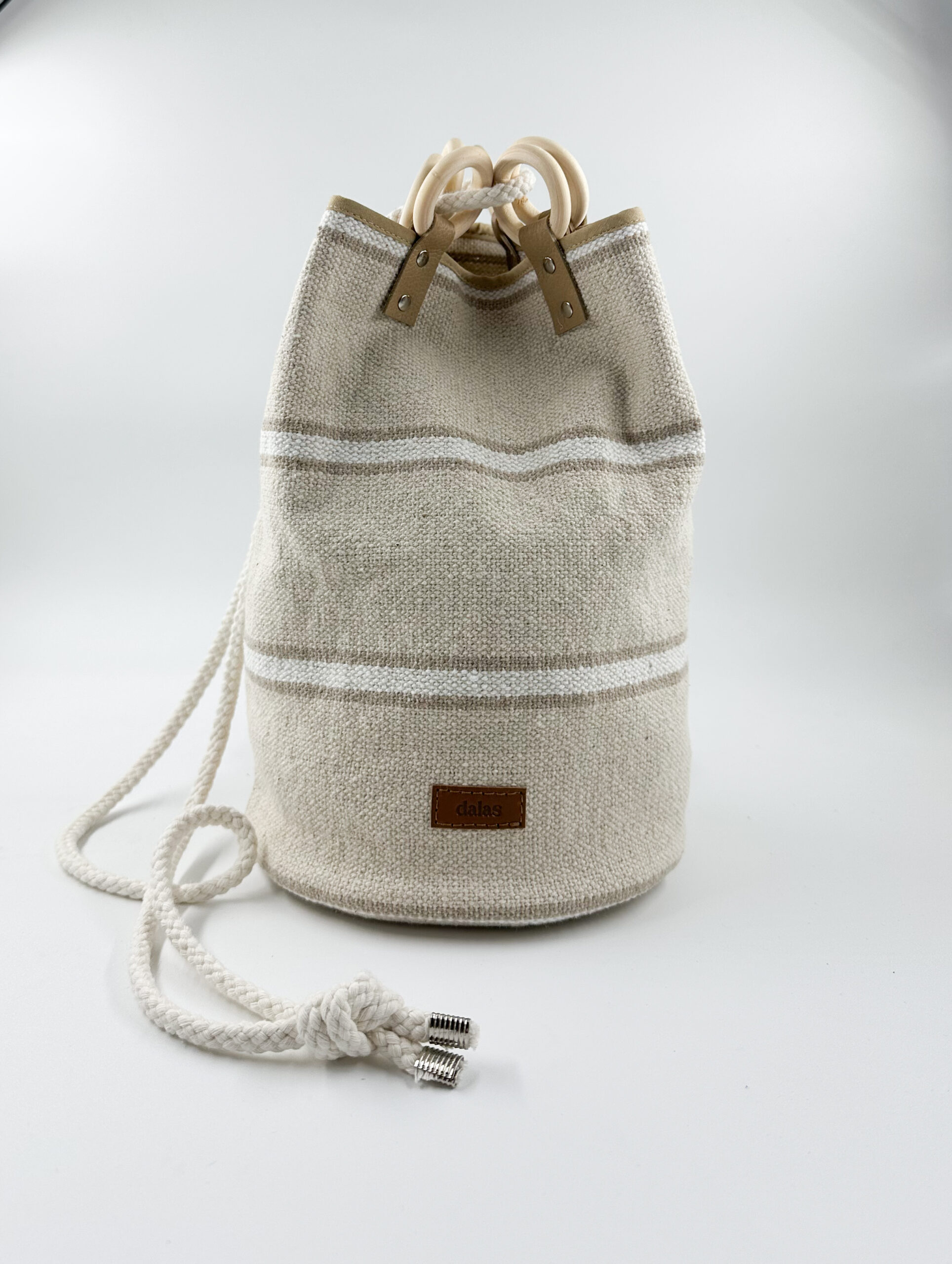 CUBO LONETA RAYAS DE DALAS HANDMADE