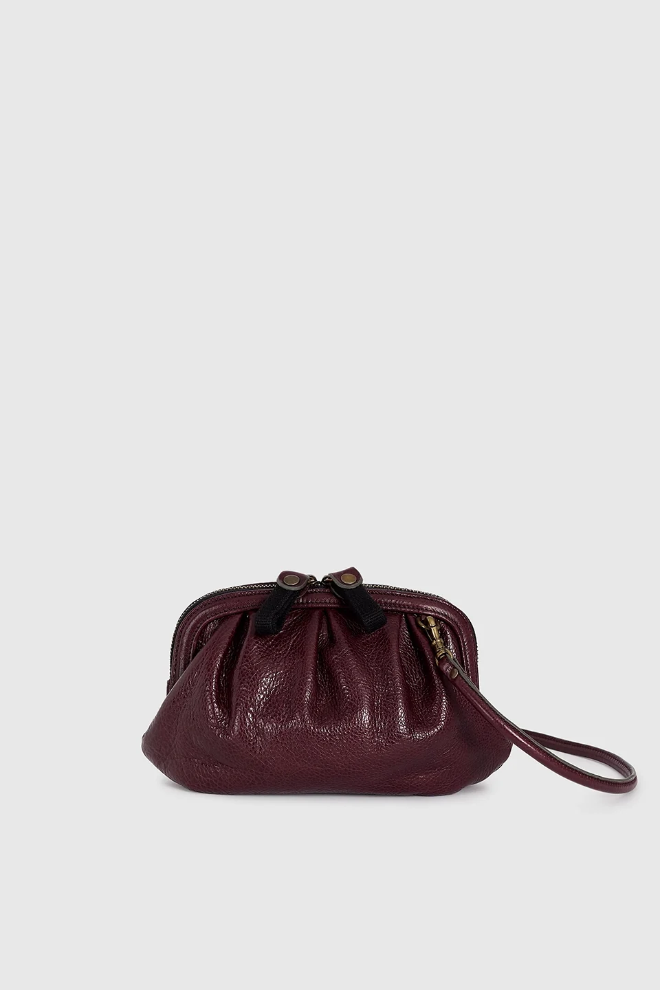 BOLSO BOMBONERA BORGOÑA DE BEATRIZ FUREST